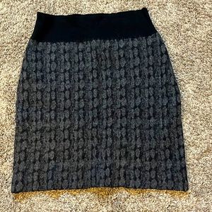 Wool and cotton skirt, size L